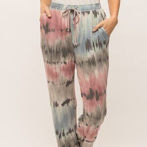MYSTREE TYE DYE FRENCH TERRY COZY JOGGER PANTS